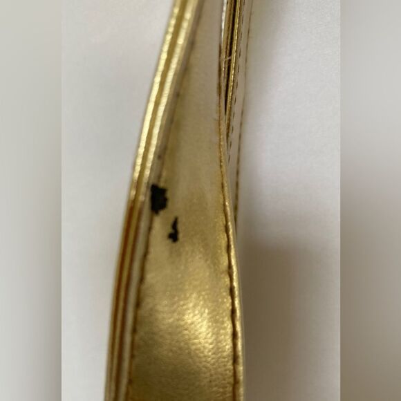 Gold Metallic and Mesh Tote - Picture 8 of 9